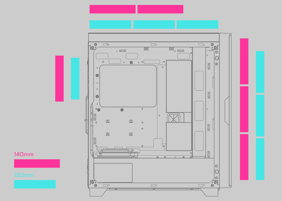 AORUS C500 GLASS Gaming Case